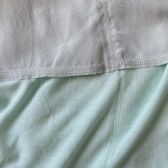 NANETTE LEPORE Mixed Fabric Top NWT $228 Size Small Light Green - Picture 5 of 9